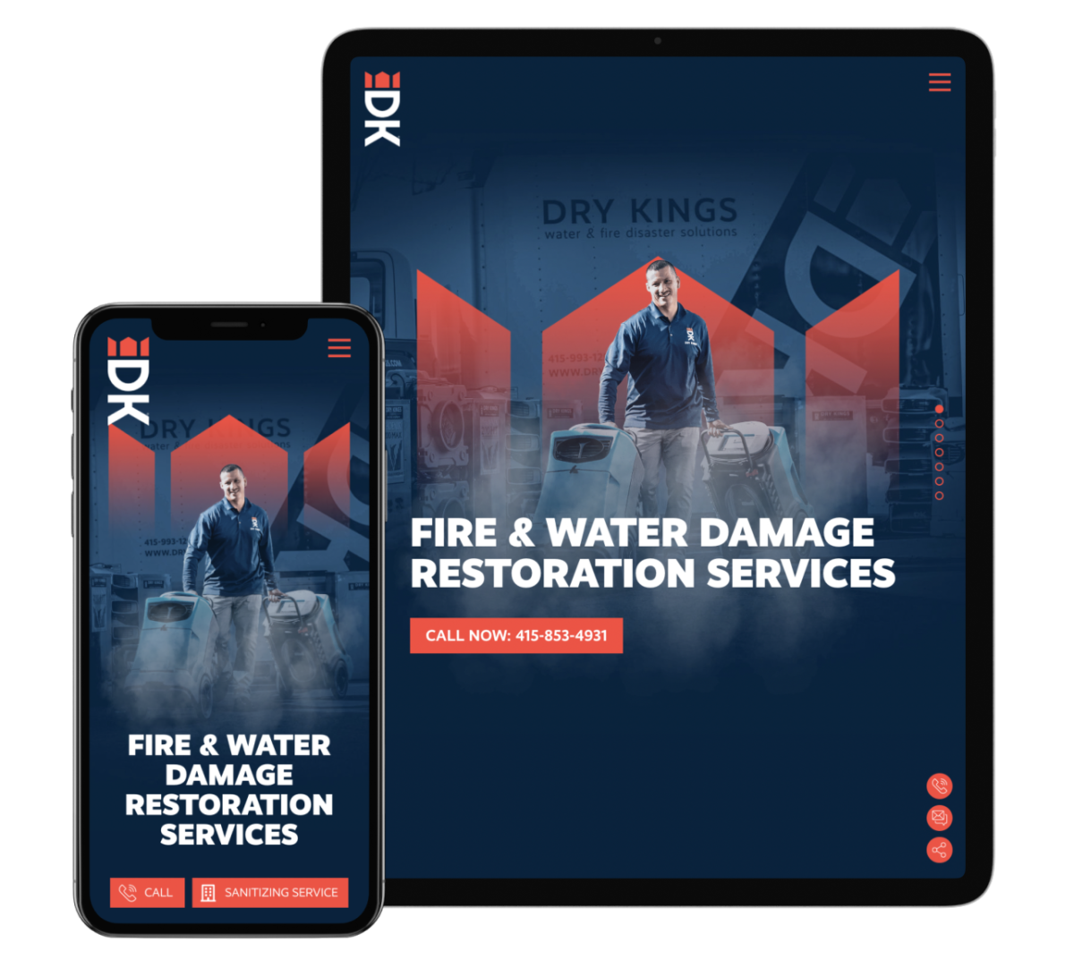 Dry Kings Responsive Design