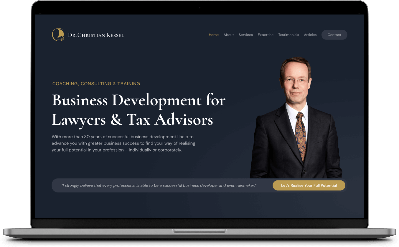 Business Coaching Website: Planung und Erstellung