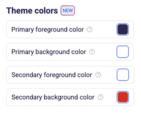 Option to design your widget